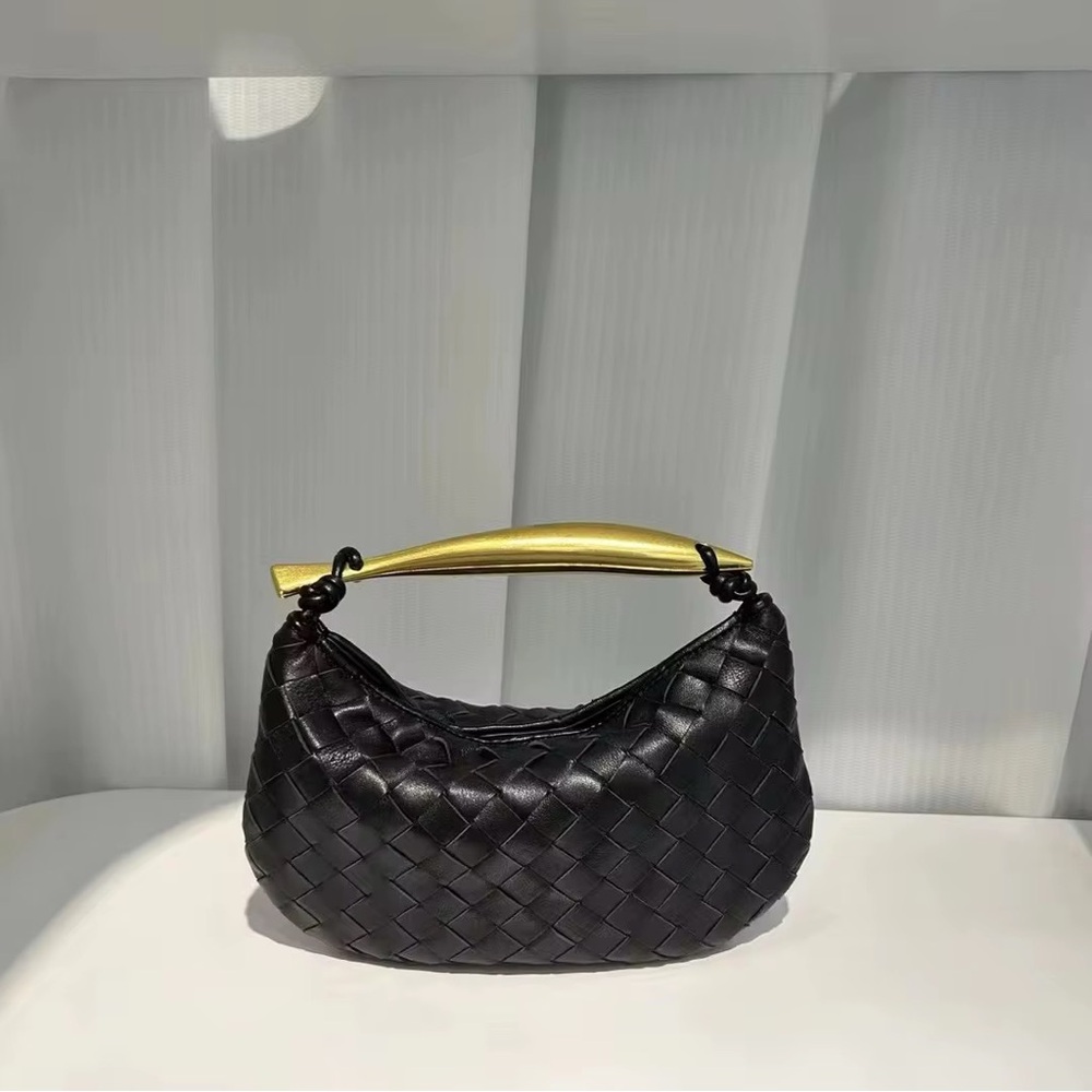 100% GENUINE DOUBLE COWHIDE LEATHER SHOULDER HANDBAG